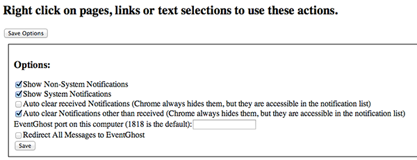 Chrome AutoRemote Setting