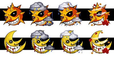 Soul Eater Weather Icons