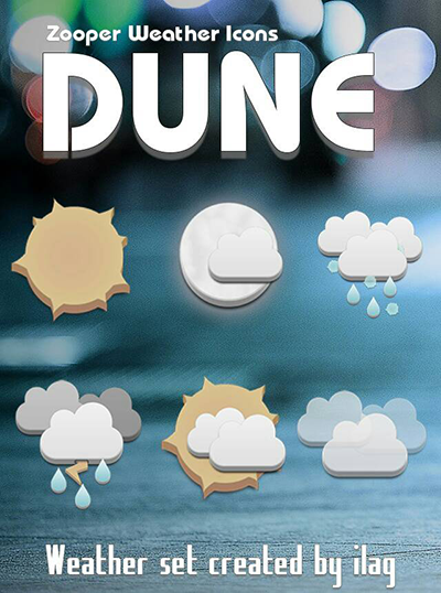 Zooper Dune Weather Iconset