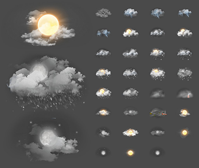 Zooper Xperia Weather Iconset