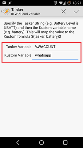 Tasker Kustom Variable